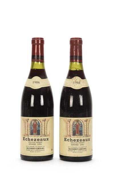 2 bouteilles ÉCHÉZEAUX (Grand Cru) 1 clm.s.

Mugneret-Gibourg,...