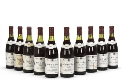 10 bouteilles CLOS DE LA ROCHE (Grand Cru)...
