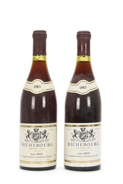 2 bouteilles RICHEBOURG (Grand Cru) e.l.s.

Jean...