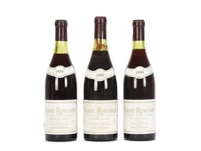 2 bouteilles VOSNE-ROMANÉE AU DESSUS DES...
