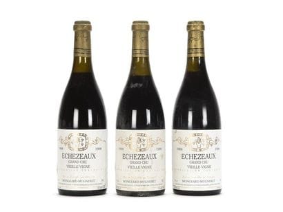 3 bouteilles ÉCHÉZEAUX (Grand Cru) 2 à 2,5;...
