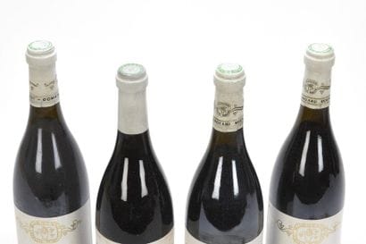 4 bouteilles ÉCHÉZEAUX (Grand Cru) 1 à 2,8...