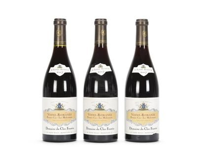 3 bouteilles VOSNE-ROMANÉE LES MALCONSORTS...