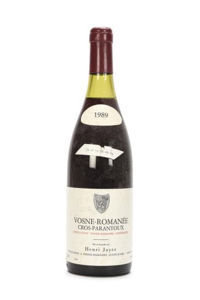 1 bouteille VOSNE-ROMANÉE CROS-PARANTOUX...