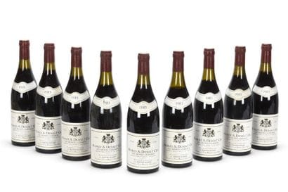 9 bouteilles MOREY-ST-DENIS LES MONTS LUISANTS...