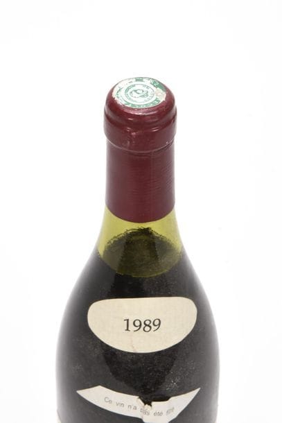 1 bouteille VOSNE-ROMANÉE CROS-PARANTOUX...
