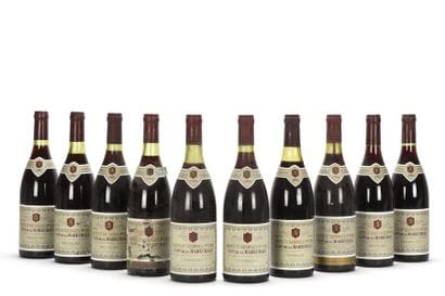 9 bouteilles NUITS ST GEORGES CLOS DE LA...