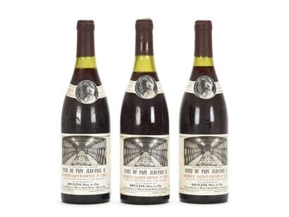 3 bouteilles MOREY-ST-DENIS CUVÉE DU PAPE...