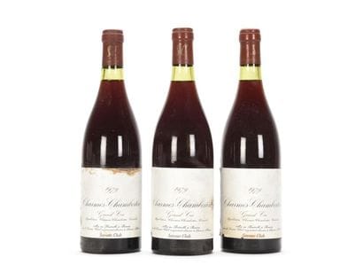 3 bouteilles CHARMES-CHAMBERTIN (Grand Cru)...