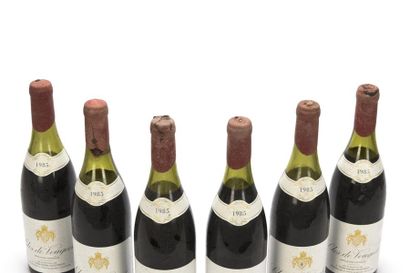 6 bouteilles CLOS DE VOUGEOT (Grand Cru)...