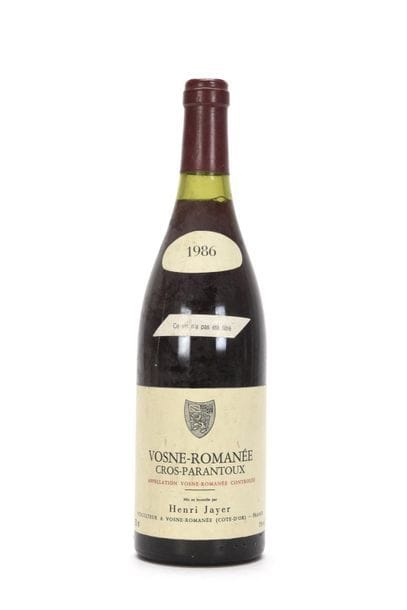 1 bouteille VOSNE-ROMANÉE CROS-PARANTOUX...