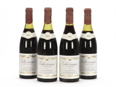 4 bouteilles ÉCHÉZEAUX (Grand Cru) 2 à 3,5...