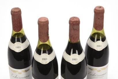 4 bouteilles ÉCHÉZEAUX (Grand Cru) 2 à 3,5...