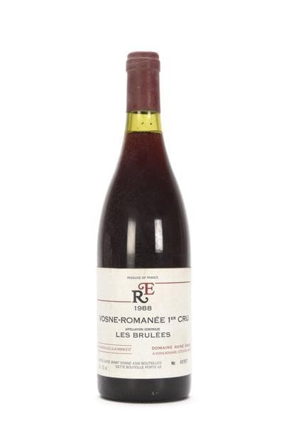 1 bouteille VOSNE-ROMANÉE LES BRULÉES (1er...