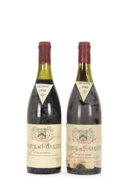 1 bottle CÔTES DU RHÔNE SYRAH (4,5 cm; w.t.h....