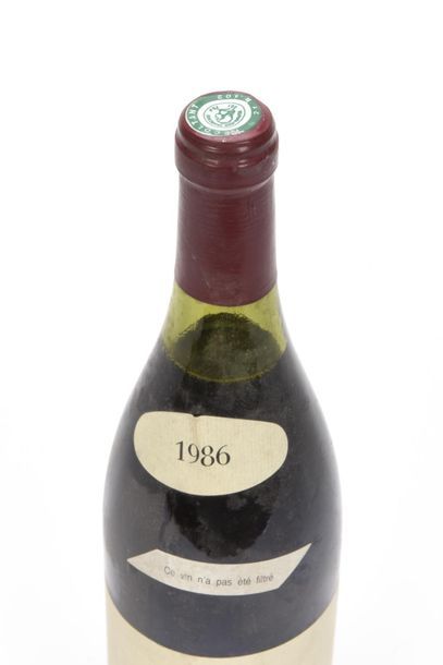1 bouteille VOSNE-ROMANÉE CROS-PARANTOUX...