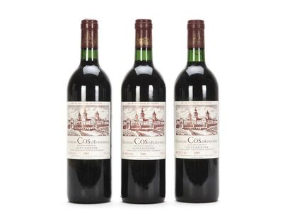 3 bottles CHATEAU COS D'ESTOURNEL (1 B.G.+;...