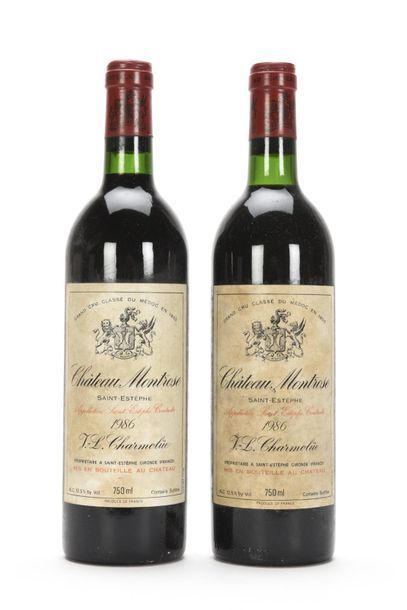 2 bottles CHATEAU MONTROSE (1 B.G.; e.t.h....