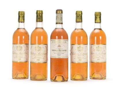 4 bottles CHÂTEAU SUDUIRAUT (2 B.G.; 2 B.G.-;...