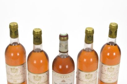 4 bottles CHÂTEAU SUDUIRAUT (2 B.G.; 2 B.G.-;...