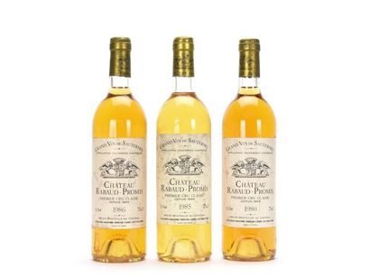 2 bottles CHÂTEAU RABAUD PROMIS

CC2 Sauternes,...