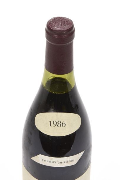 1 bouteille VOSNE-ROMANÉE LES BRULÉES (1er...