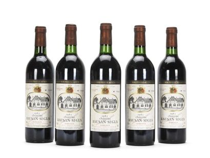 5 bottles CHÂTEAU RAUSAN-SÉGLA (e.t.h. light...