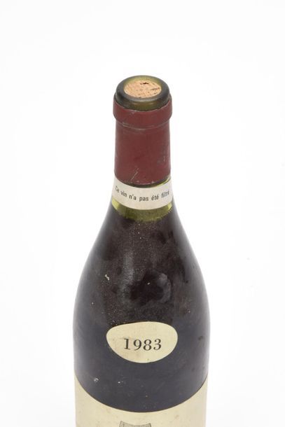 1 bouteille VOSNE-ROMANÉE LES BRULÉES (1er...