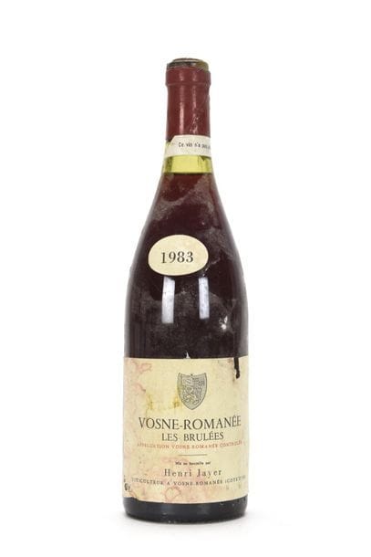 1 bouteille VOSNE-ROMANÉE LES BRULÉES (1er...