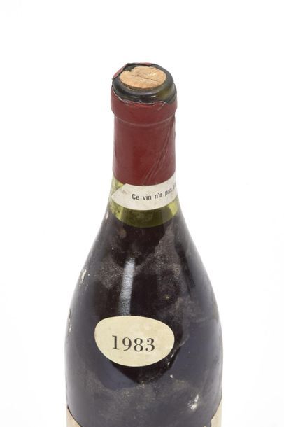1 bouteille VOSNE-ROMANÉE LES BRULÉES (1er...