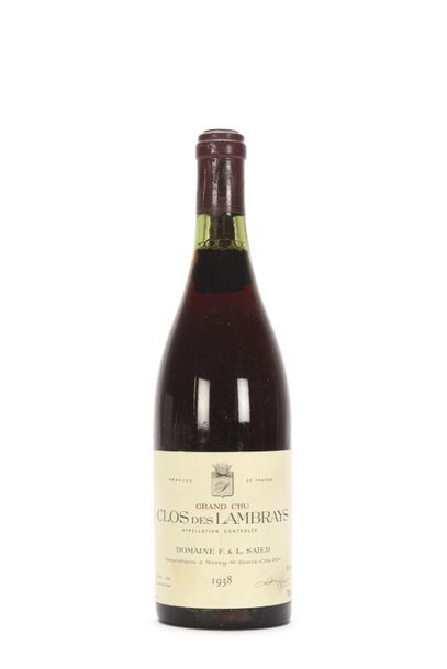 1 bouteille CLOS DES LAMBRAYS (Grand Cru)...