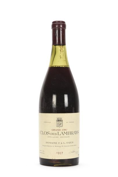 1 bouteille CLOS DES LAMBRAYS (Grand Cru)...