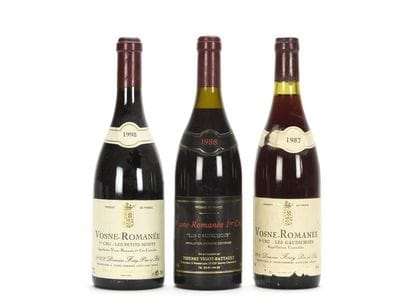 1 bouteille VOSNE-ROMANÉE LES PETITS MONTS...