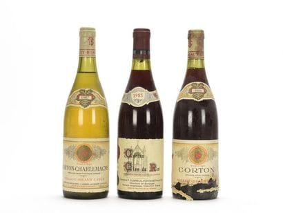 1 bottle CORTON (Grand Cru) a.s.o.; c.c.

Tollot-Beaut,...