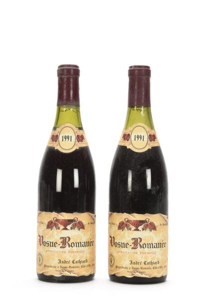 2 VOSNE-ROMANEOUS bottles (1 to 3; 1 to 4.5...