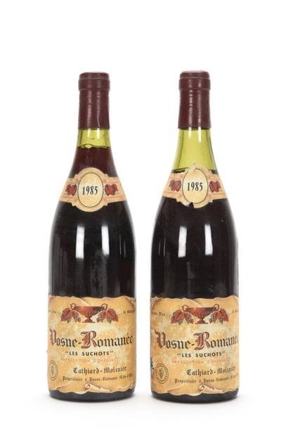 2 bottles VOSNE-ROMANÉE LES SUCHOTS (1er...