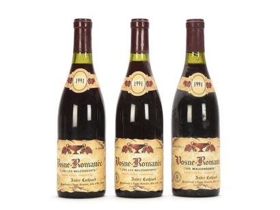 3 bottles VOSNE-ROMANÉE LES MALCONSORTS (1er...