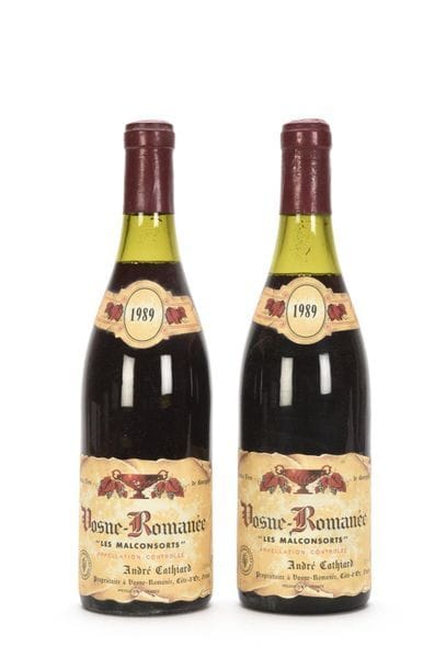 2 bottles VOSNE-ROMANÉE LES MALCONSORTS (1er...
