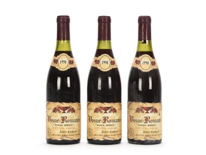 3 bottles VOSNE-ROMANÉE BEAUX MONTS (1er...