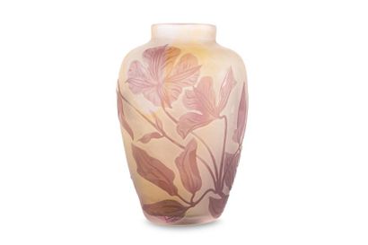 Emile GALLE (1846-1904) 

Vase?Verre gravé...