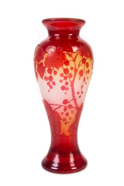 Emile GALLE (1846-1904) 

Vase?Verre gravé...