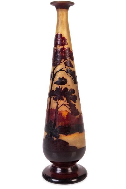 Emile GALLE (1846-1904) 

Vase?Verre gravé...