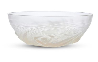 René LALIQUE (1860-1945) 

Coupe «ondines»?Verre?Signé...