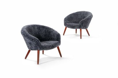 Nanna DITZEL (1923-2005) 

Paire de fauteuils...