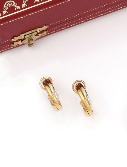 Cartier
Trinity
Pair of earrings in three...