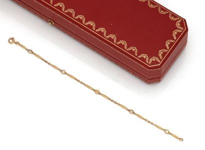 Cartier
18K (750/1000) yellow gold bracelet...