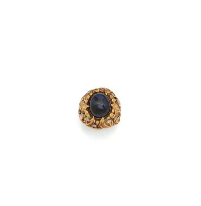 Cocktail ring in 18K (750/1000) yellow gold...