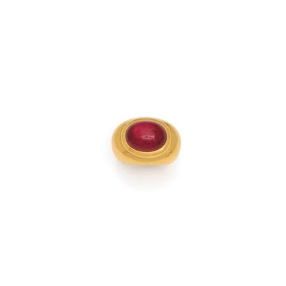 Important signet ring in 22K (916/1000) yellow...