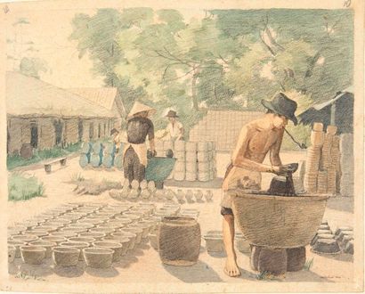 VIETNAM, Ecole de Gia Dinh, de 1926 à 1940


Poterie...
