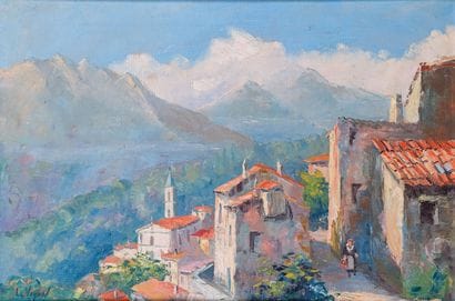Louis Jacques VIGON (1897-1985) 

Village...